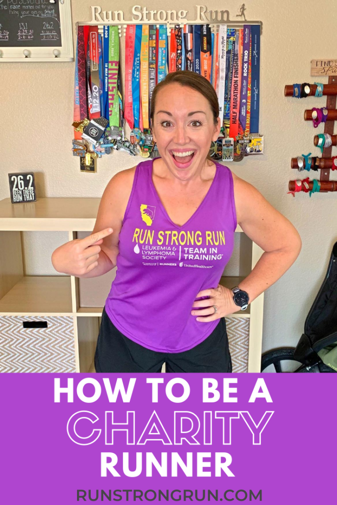 How to be a charity runner